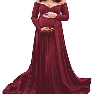 Maternity photo shoot gown